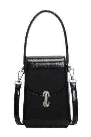 Trendy Textured Small Square Handbag for Women - Casual Versatile Phone Bag, 2025 Fashion Must-Have