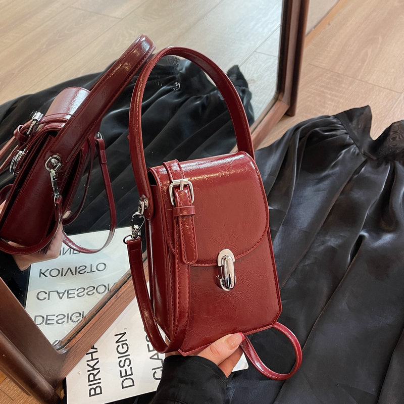 Trendy Textured Small Square Handbag for Women - Casual Versatile Phone Bag, 2025 Fashion Must-Have Trendy Textured Small Square Handbag for Women - Casual Versatile Phone Bag, 2025 Fashion Must-Have