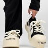 Trendy Thick-Soled Open-Mouth Mickey Board Shoes for Couples - Height-Increasing Sports Sneakers for Men and Women
