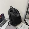 Trendy Water-Resistant Soft Leather Backpack for Men and Women - Large Capacity Minimalist College Campus Bag