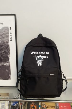 Trendy Water-Resistant Unisex Backpack for Men and Women, Large Capacity, Versatile College Student Bag, Cool Design