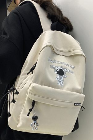 Trendy Water-Resistant Unisex Backpack for Men and Women, Large Capacity, Versatile College Student Bag, Cool Design