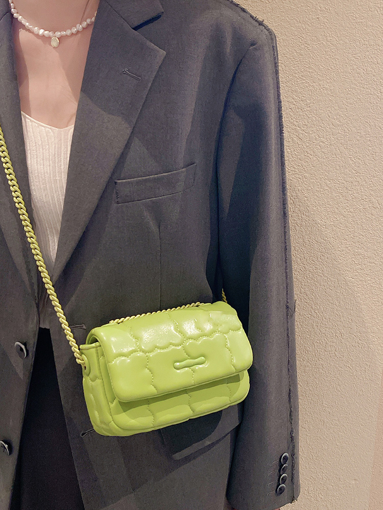 Trendy Women's Cookie Pattern Shoulder Bag - Glossy Versatile Chain Crossbody Bag for 2023 Fashionistas Trendy Women's Cookie Pattern Shoulder Bag - Glossy Versatile Chain Crossbody Bag for 2023 Fashionistas