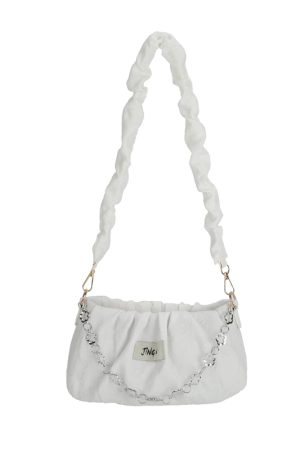 Trendy Women's Crossbody Handbag 2025 - Summer Chain Pleated Shoulder Underarm Bag