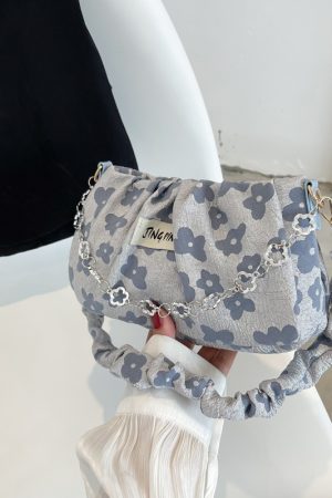 Trendy Women's Crossbody Handbag 2025 - Summer Chain Pleated Shoulder Underarm Bag