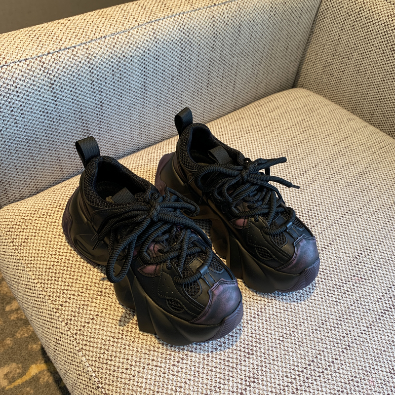 Trendy Women's Dad Shoes, Retro 2024 Lace-Up Thick-Soled Platform Sneakers, Versatile Sports Casual Footwear Trendy Women's Dad Shoes, Retro 2024 Lace-Up Thick-Soled Platform Sneakers, Versatile Sports Casual Footwear