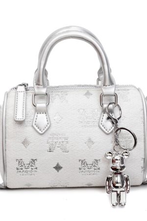 Trendy Women's Embroidered Fabric Crossbody Pillow Bag - Fashionable Small Handbag for 2025, Perfect for Y2K and Everyday Style