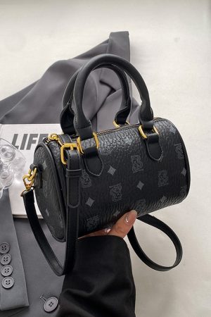 Trendy Women's High-End Quality Cylindrical Crossbody Handbag - Stylish Versatile Design for 2025 Fashion