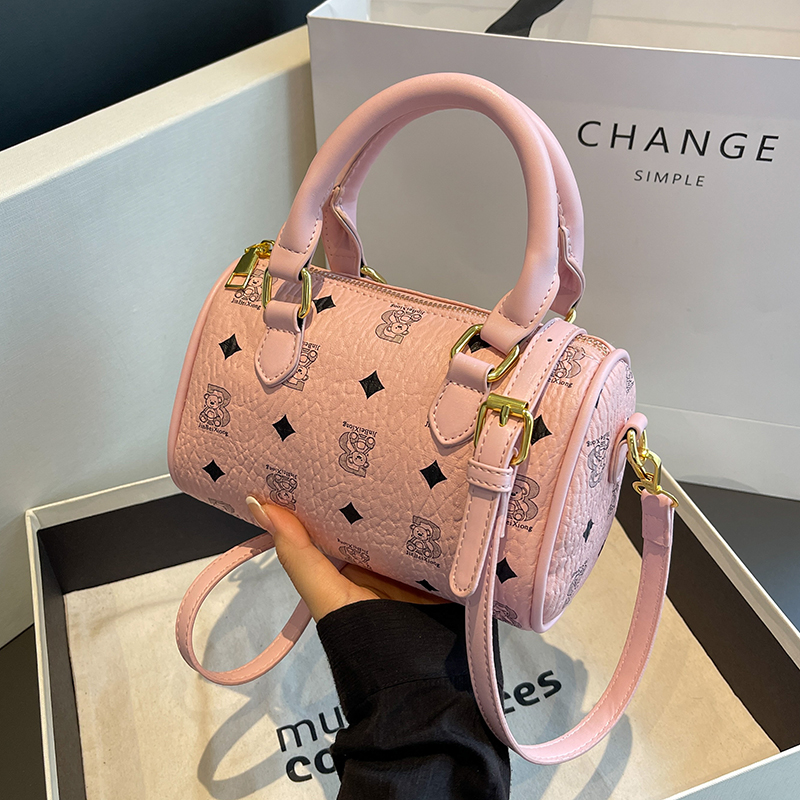 Trendy Women's High-End Quality Cylindrical Crossbody Handbag - Stylish Versatile Design for 2025 Fashion Trendy Women's High-End Quality Cylindrical Crossbody Handbag - Stylish Versatile Design for 2025 Fashion