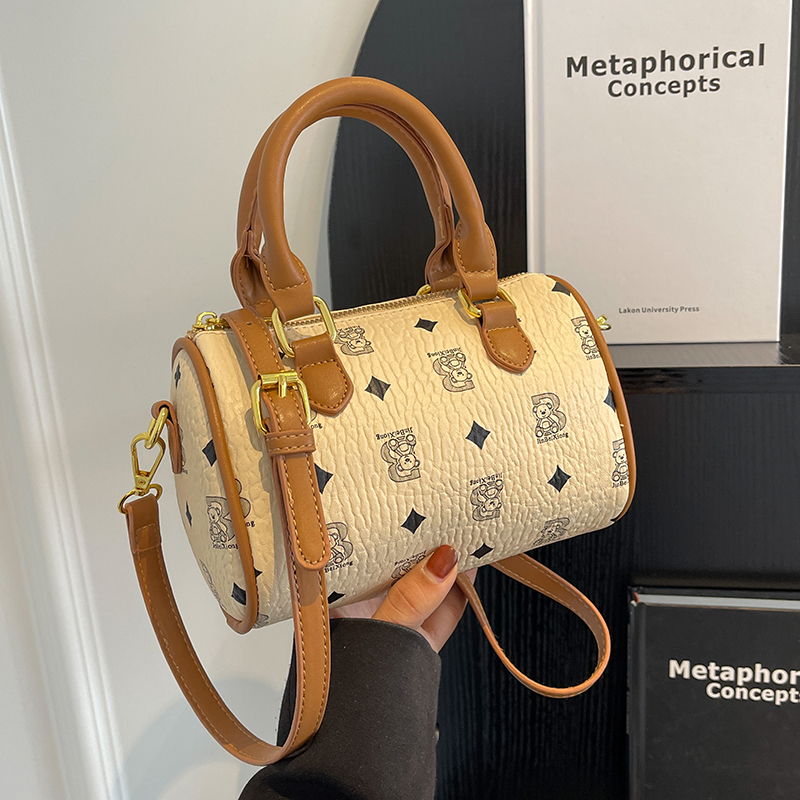 Trendy Women's High-End Quality Cylindrical Crossbody Handbag - Stylish Versatile Design for 2025 Fashion Trendy Women's High-End Quality Cylindrical Crossbody Handbag - Stylish Versatile Design for 2025 Fashion