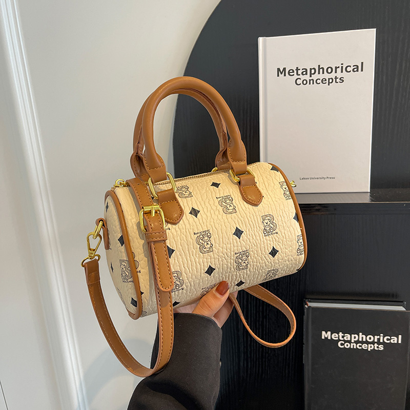 Trendy Women's High-End Quality Cylindrical Crossbody Handbag - Stylish Versatile Design for 2025 Fashion Trendy Women's High-End Quality Cylindrical Crossbody Handbag - Stylish Versatile Design for 2025 Fashion