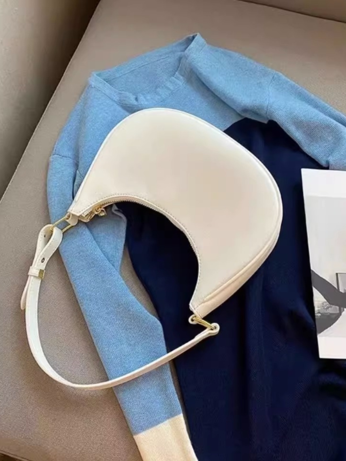 Trendy Women's High-Quality Underarm Shoulder Bag - Versatile French Niche Design for Autumn/Winter 2023 Fashion Trendy Women's High-Quality Underarm Shoulder Bag - Versatile French Niche Design for Autumn/Winter 2023 Fashion