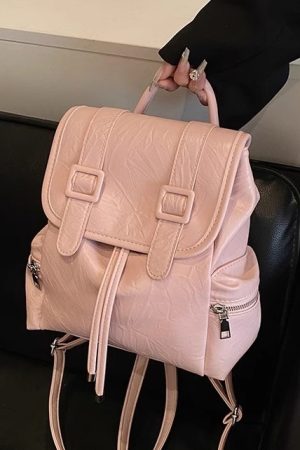 Trendy Women's Large-Capacity Backpack, Stylish Versatile Hiking Bag & Laptop Tote, Fashionable High-End Niche Design