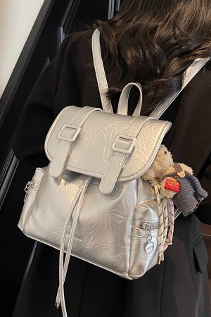 Trendy Women's Large-Capacity Backpack, Stylish Versatile Hiking Bag & Laptop Tote, Fashionable High-End Niche Design