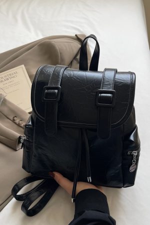 Trendy Women's Large-Capacity Backpack, Stylish Versatile Hiking Bag & Laptop Tote, Fashionable High-End Niche Design