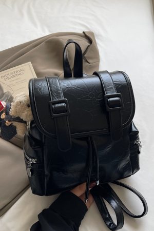 Trendy Women's Large-Capacity Backpack, Stylish Versatile Hiking Bag & Laptop Tote, Fashionable High-End Niche Design