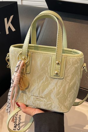 Trendy Women's Mini Bucket Handbag - Versatile 2025 Casual Crossbody Bag for Stylish Everyday Use