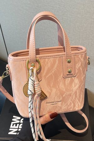 Trendy Women's Mini Bucket Handbag - Versatile 2025 Casual Crossbody Bag for Stylish Everyday Use