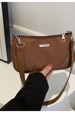 Trendy Women's Nylon Underarm Bag - Versatile Crossbody Shoulder Bag for 2025 Fashion