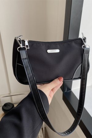 Trendy Women's Nylon Underarm Bag - Versatile Crossbody Shoulder Bag for 2025 Fashion