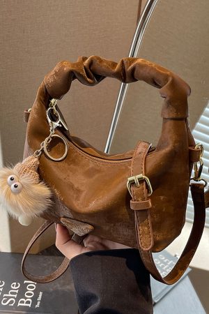 Trendy Women's Pleated Cloud Bag - Casual Chic Small Square Handbag for Shoulder or Crossbody - 2025 Fashion Style