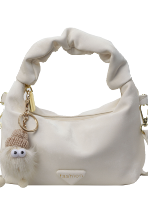 Trendy Women's Pleated Cloud Bag - Casual Chic Small Square Handbag for Shoulder or Crossbody - 2025 Fashion Style