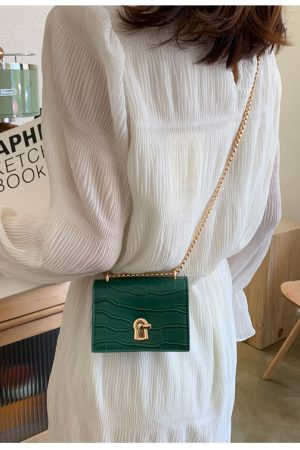 Trendy Women's Small Chain Bag 2025 - Korean Style Versatile Shoulder Crossbody Bag for Internet Celebrity Fashion