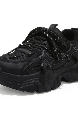 Trendy Women's Sports Shoes - Breathable Thick-Soled Mesh Dad Sneakers for Summer 2025, Soft-Bottom Casual Footwear