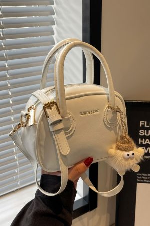 Trendy Women's Textured Crossbody Bag 2025 - Minimalist Small Square Shoulder Handbag for Commuting and Everyday Fashion