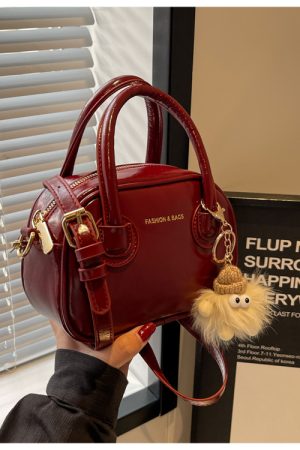 Trendy Women's Textured Crossbody Bag 2025 - Minimalist Small Square Shoulder Handbag for Commuting and Everyday Fashion