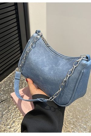 Trendy Women's Underarm Bag with Chain Strap - Summer 2025 High-End Small Shoulder Bag in French Niche Style