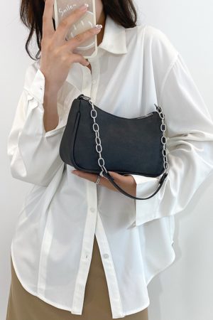 Trendy Women's Underarm Bag with Chain Strap - Summer 2025 High-End Small Shoulder Bag in French Niche Style