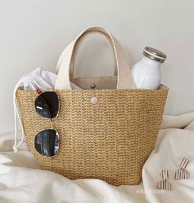 Trendy Woven Straw Tote Bag for Women - Versatile Beach Vacation Fairy Style French Design, 2025 Collection Trendy Woven Straw Tote Bag for Women - Versatile Beach Vacation Fairy Style French Design, 2025 Collection