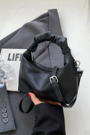 Trendy Wrinkled Handbag for Women - 2025 Versatile Shoulder Crossbody Bag with Niche Design - Chic Small Purse