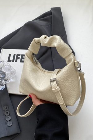 Trendy Wrinkled Handbag for Women - 2025 Versatile Shoulder Crossbody Bag with Niche Design - Chic Small Purse