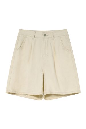 Two-Color Letter Embroidery Shorts for Women - Loose Slim Fit Summer Casual Pants 2025, Y2K Style