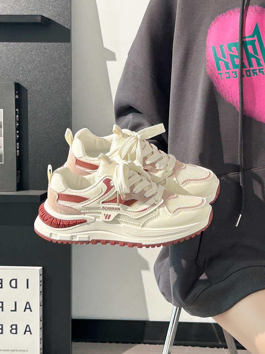 Ultra-Lightweight Mesh Casual Sports Shoes for Women - 2025 Soft Sole Macaroon Color Dad Sneakers Ultra-Lightweight Mesh Casual Sports Shoes for Women - 2025 Soft Sole Macaroon Color Dad Sneakers