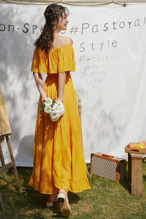 Unique One-Shoulder White Dress for Women - Ultra-Fairy Beach Skirt in First Love Style for Summer Vacations