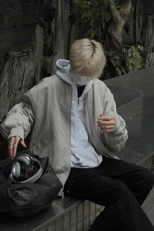 Unisex American Retro High Street Pilot Jacket, Loose Casual Baseball Workwear for Spring and Autumn Fashion