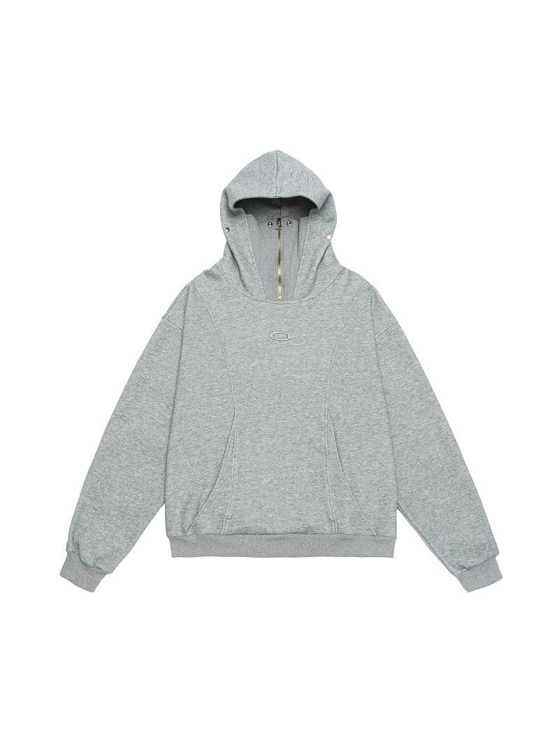 Unisex Autumn Minimalist Embroidered Half-Zip Sweatshirt - Trendy Loose Casual Sports Top for Effortless Style Unisex Autumn Minimalist Embroidered Half-Zip Sweatshirt - Trendy Loose Casual Sports Top for Effortless Style