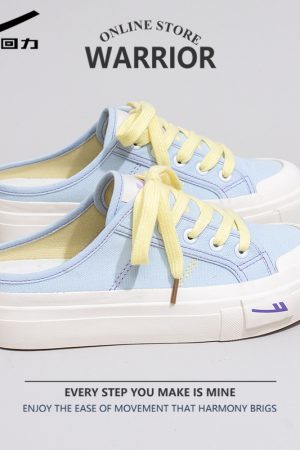 Unisex Classic Warrior Canvas Sneakers - Lightweight Breathable Sports Shoes for Summer 2025