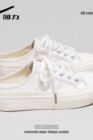 Unisex Classic Warrior Canvas Sneakers - Lightweight Breathable Sports Shoes for Summer 2025