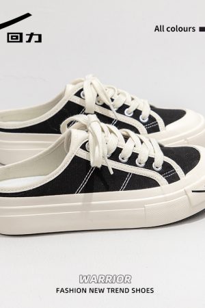 Unisex Classic Warrior Canvas Sneakers - Lightweight Breathable Sports Shoes for Summer 2025