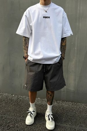 Unisex Lightweight Breathable Embroidered Cargo Shorts - Quick-Dry Loose Casual Beach Pants for Summer Adventures