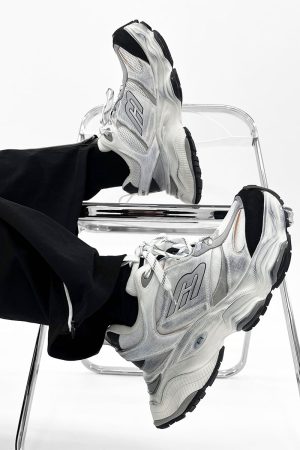 Unisex Paris Cargo Dad Shoes 5XL Thick-Soled Height-Increasing Vintage Streetwear Trendy Sports Footwear for Couples