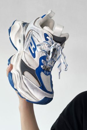 Unisex Paris Cargo Dad Shoes 5XL Thick-Soled Height-Increasing Vintage Streetwear Trendy Sports Footwear for Couples