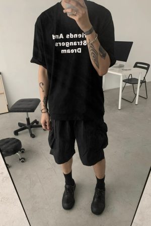 Unisex Retro Cargo Shorts - Japanese Style Summer Commuting Loose Straight Five-Point Pants for Outdoor Trend