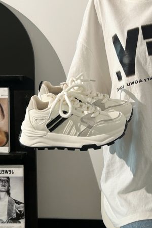 Unisex Retro Dad Shoes - Breathable Mesh Summer Sneakers for Couples - Versatile Soft-Soled White Footwear