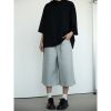 Unisex Seven-Point Casual Sport Pants - Cleanfit Wide-Leg Straight-Leg Design for Trendy 90s Style