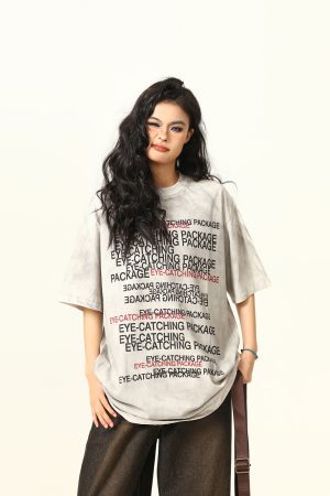 Unisex Spray Dye Short Sleeve T-Shirt - Wild American Wasteland Style, Trendy Summer Fashion for Men and Women